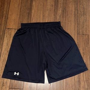 Under Armour YXL Drawstring Black Shorts